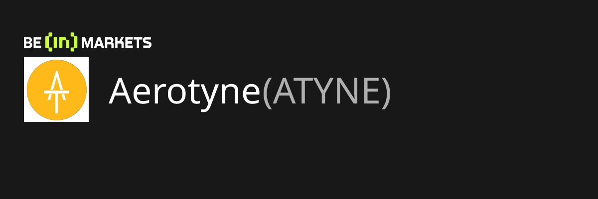 Aerotyne (ATYNE) Price, MarketCap, Charts and Fundamentals Info