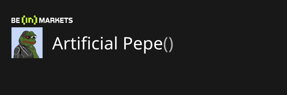 Artificial Pepe () Price, MarketCap, Charts and Fundamentals Info ...