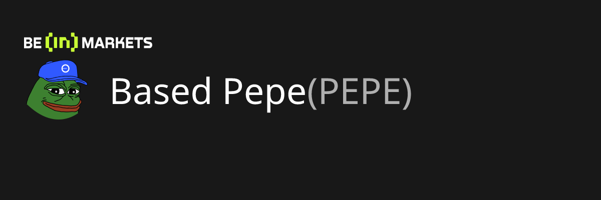 Based Pepe (PEPE) información de precios, capitalización de mercado ...