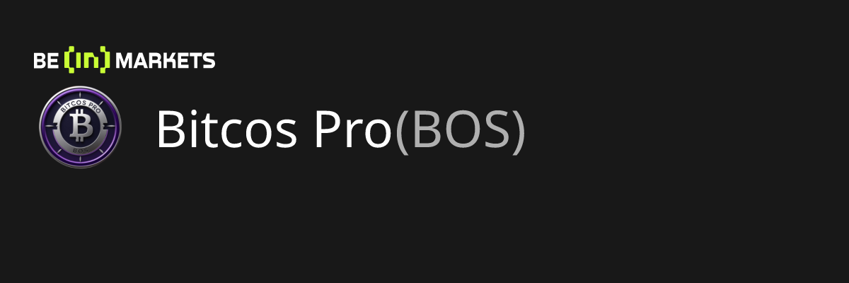 Bitcos Pro (BOS) Price, MarketCap, Charts and Fundamentals Info ...
