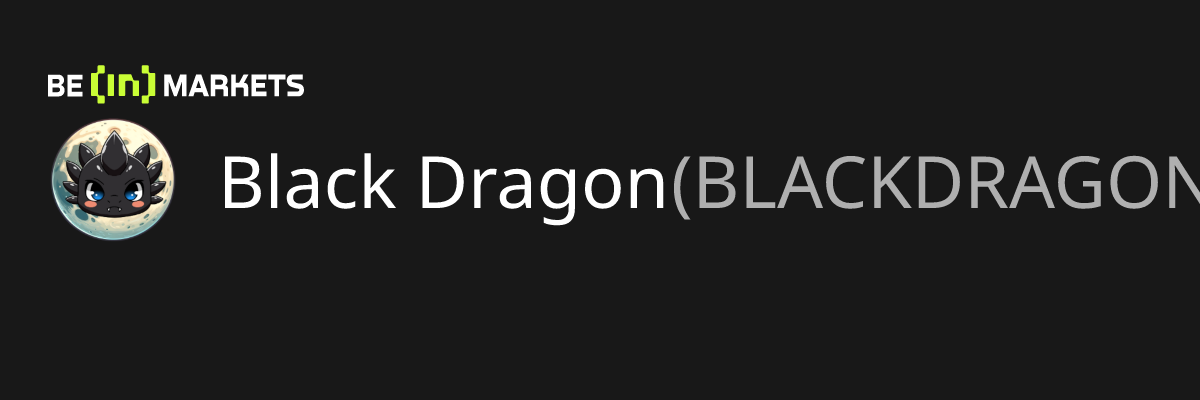 Black Dragon (BLACKDRAGON) Price, MarketCap, Charts and Fundamentals ...