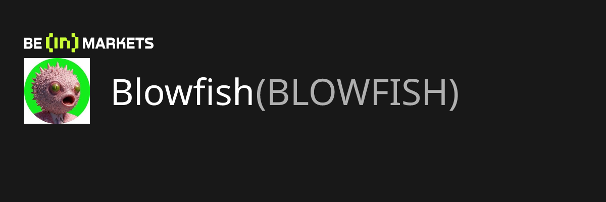 Blowfish (BLOWFISH) Price, MarketCap, Charts and Fundamentals Info ...