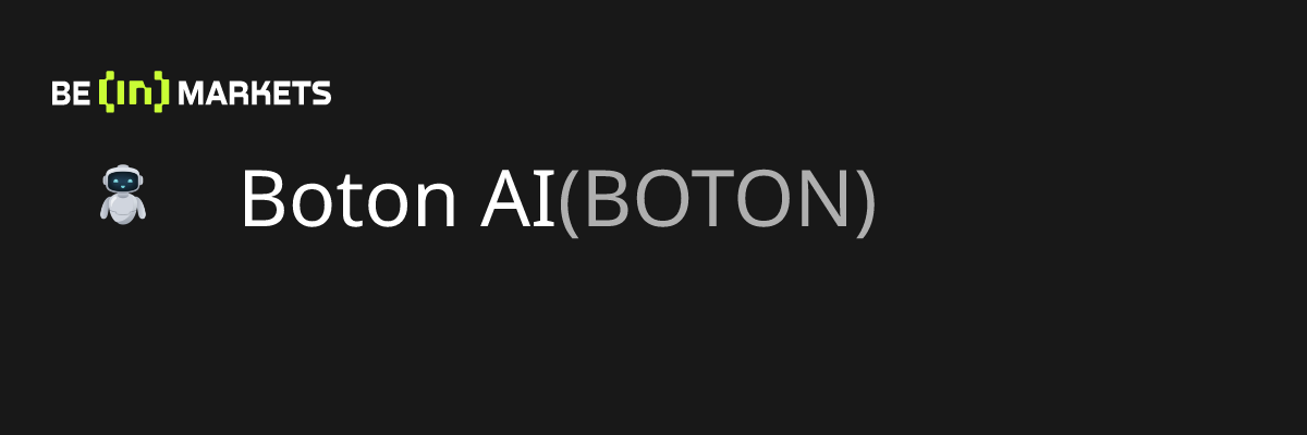 Boton AI (BOTON) Price, MarketCap, Charts and Fundamentals Info ...