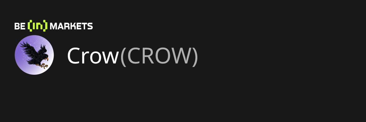 Crow (CROW) ราคา, มูลค่าตลาด, กราฟ และข้อมูลพื้นฐาน - BeinCrypto ประเทศไทย