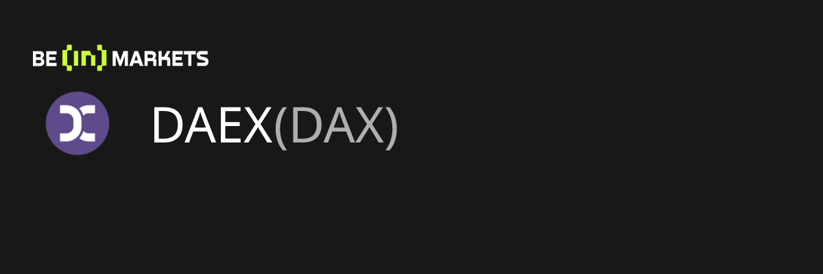 DAEX (DAX) Harga, Kapitalisasi Pasar, Info Grafik dan Fundamental ...