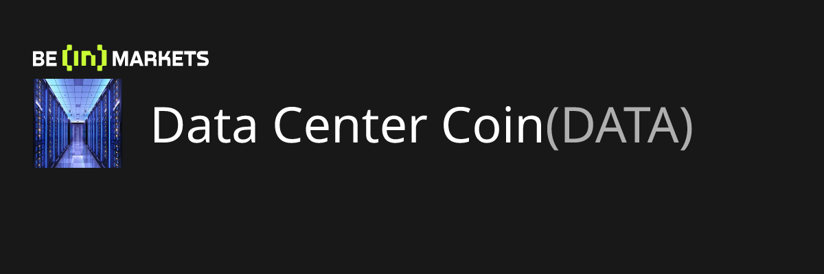 Data Center Coin (DATA) Price, MarketCap, Charts and Fundamentals Info ...