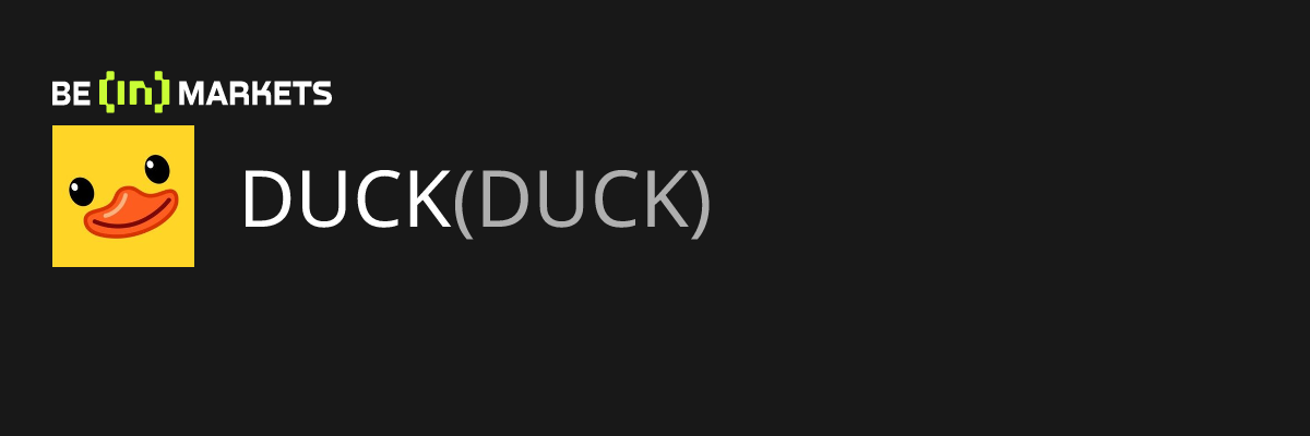 DUCK (DUCK) información de precios, capitalización de mercado, gráficos ...