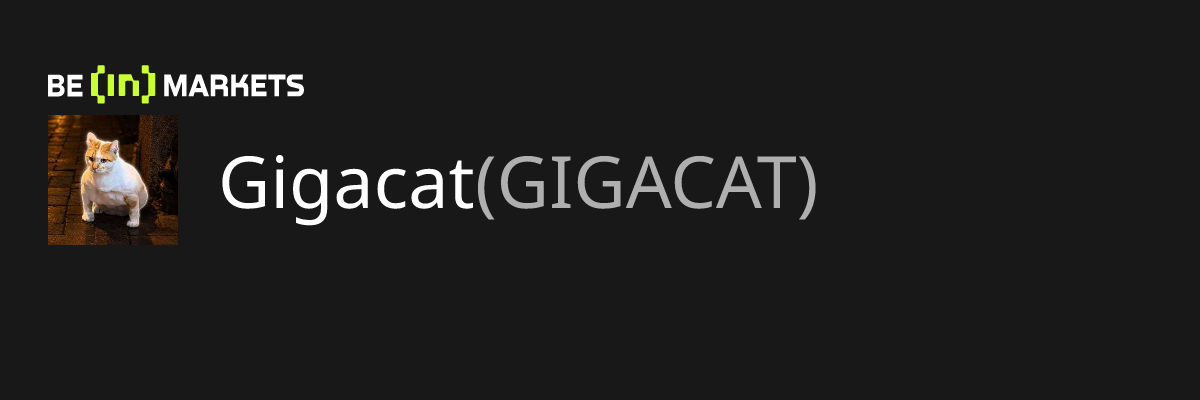 Gigacat (GIGACAT) Price, MarketCap, Charts and Fundamentals Info ...