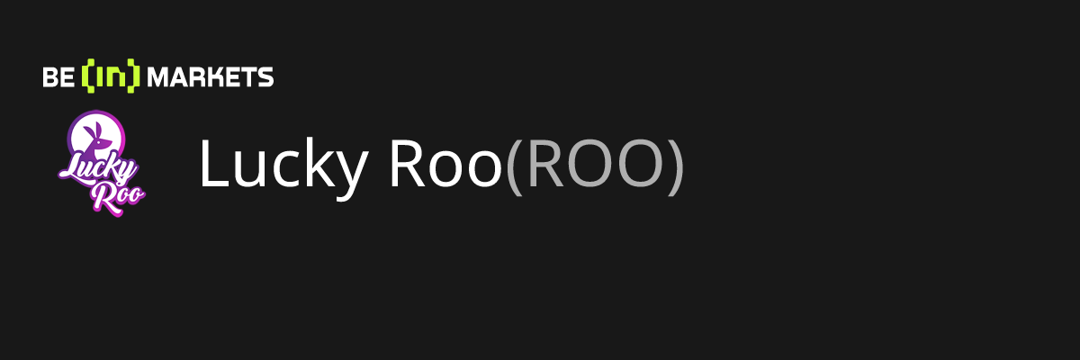 Lucky Roo (ROO) Price, MarketCap, Charts and Fundamentals Info - BeInCrypto