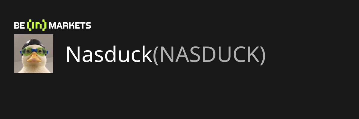 Nasduck (NASDUCK) Price, MarketCap, Charts and Fundamentals Info ...