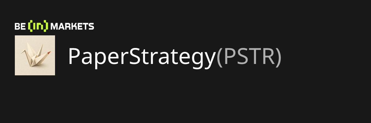 PaperStrategy (PSTR) Price, MarketCap, Charts and Fundamentals Info ...