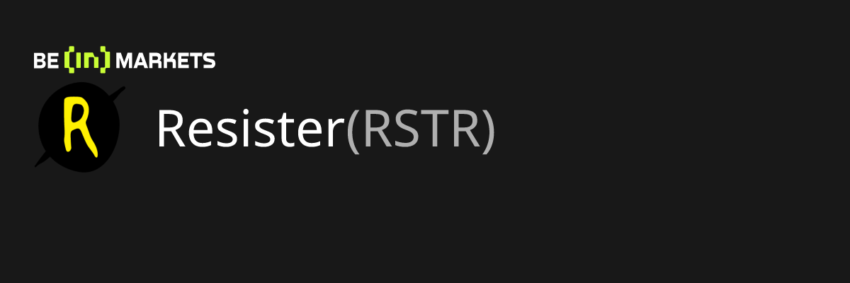 Resister RSTR Price MarketCap Charts And Fundamentals Info BeInCrypto Resister RSTR Price MarketCap Charts And Fundamentals Info BeInCrypto