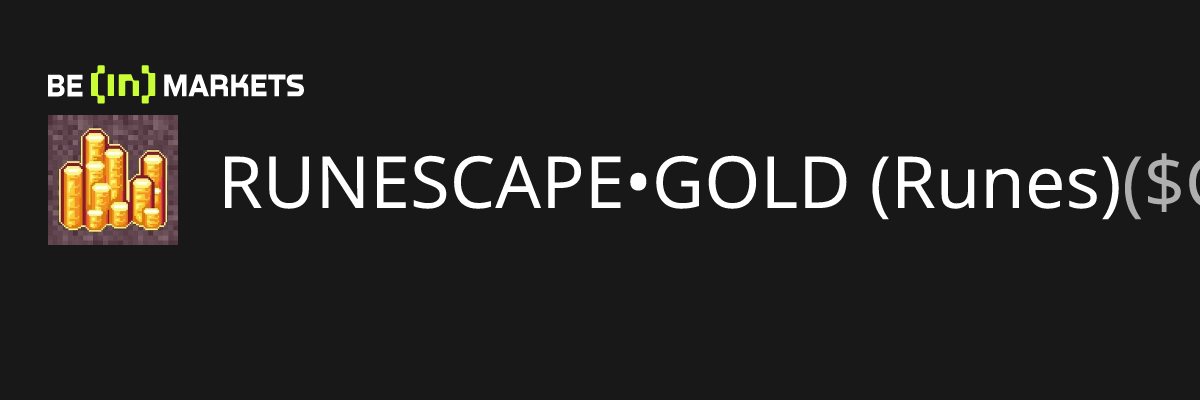 RUNESCAPE•GOLD (Runes) ($GOLD) Price, MarketCap, Charts and ...