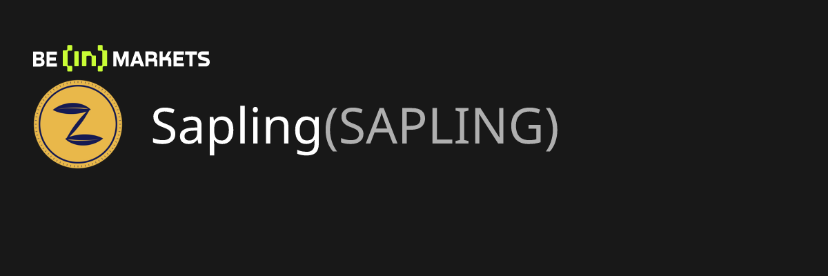 Sapling (SAPLING) Price, MarketCap, Charts and Fundamentals Info ...