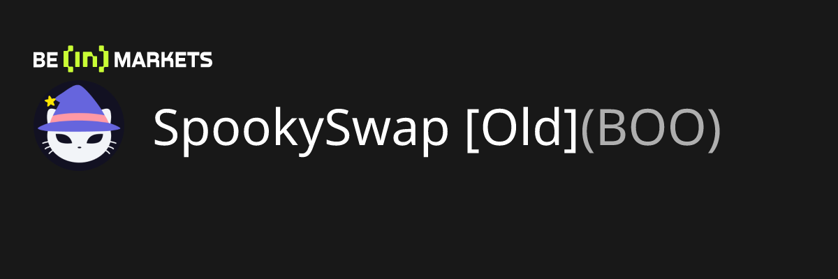 SpookySwap [Old] (BOO) Price, MarketCap, Charts and Fundamentals Info ...