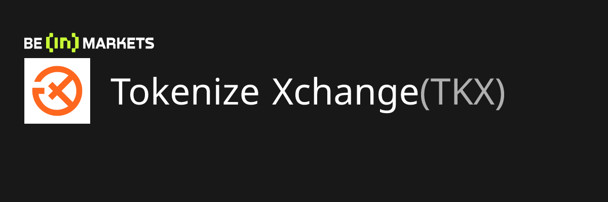 Tokenize Xchange (TKX) 価格, 時価総額, 図表および