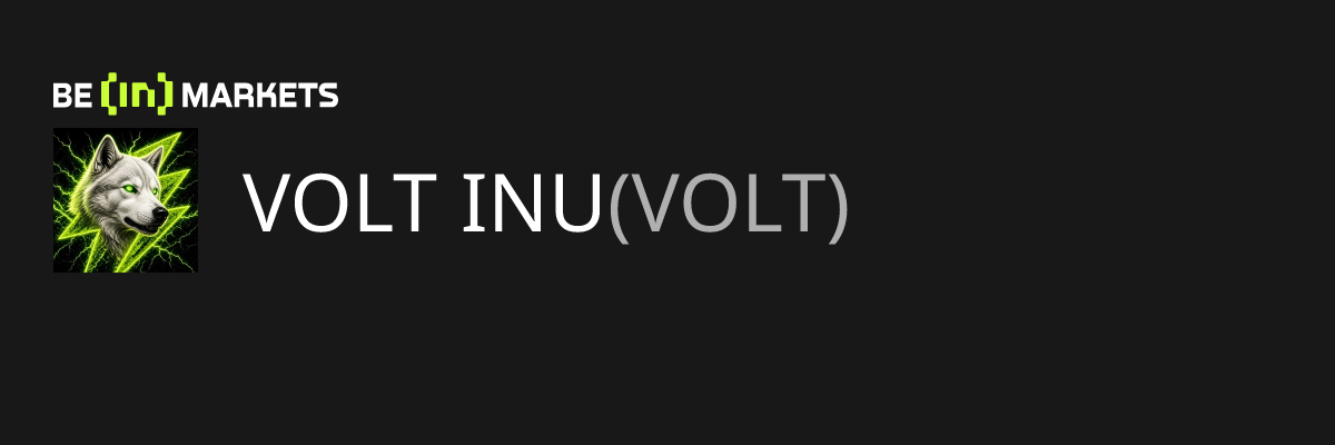 VOLT INU (VOLT) Price, MarketCap, Charts and Fundamentals Info - BeInCrypto
