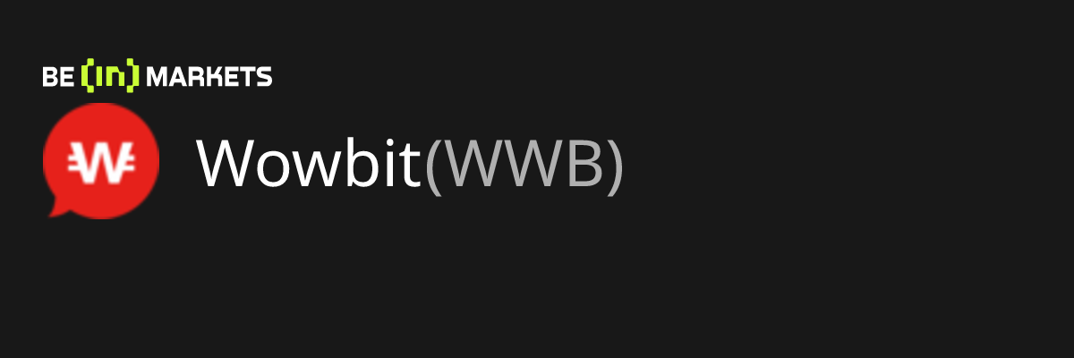 Wowbit (WWB) 価格, 時価総額, 図表およびファンダメンタルズ情報 - BeInCrypto Japan